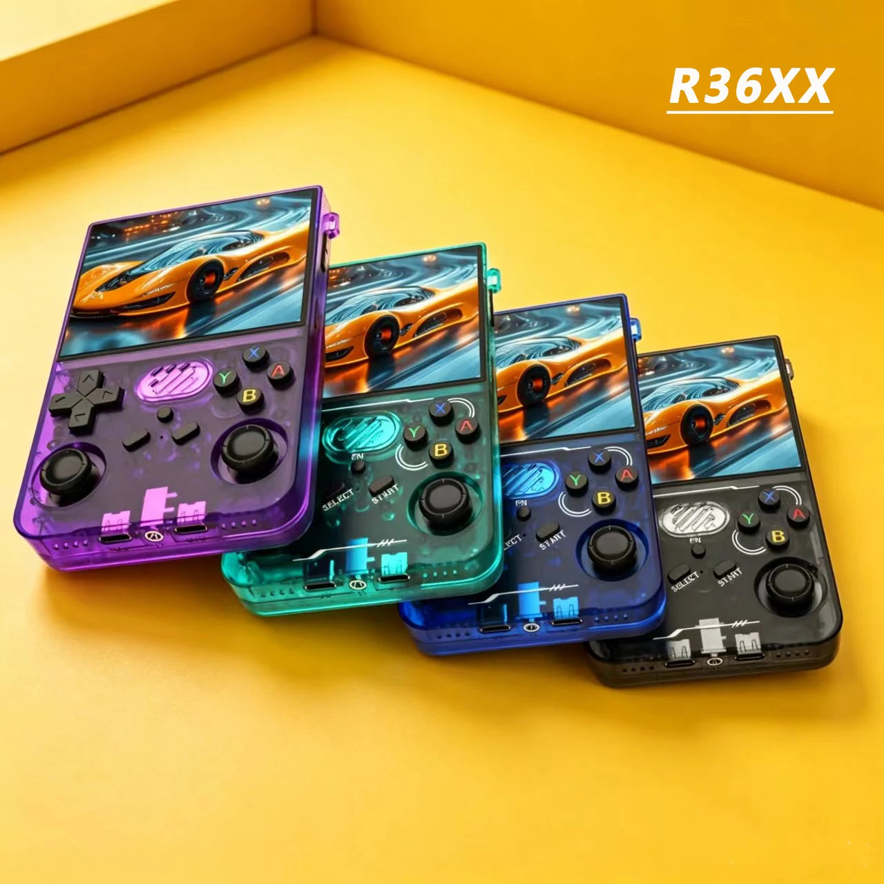 FLLAPT 128G R36XX Retro Handheld Game Console 3.5 Inch IPS Screen New Upgrade Portable with WiFi Online Battle,  Best Gift